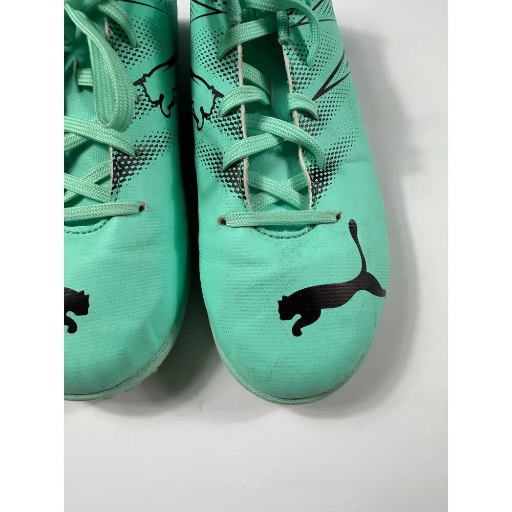 Puma Attacanto IT Jr Indoor Soccer Shoes Electric Peppermint Size 5.5 kids